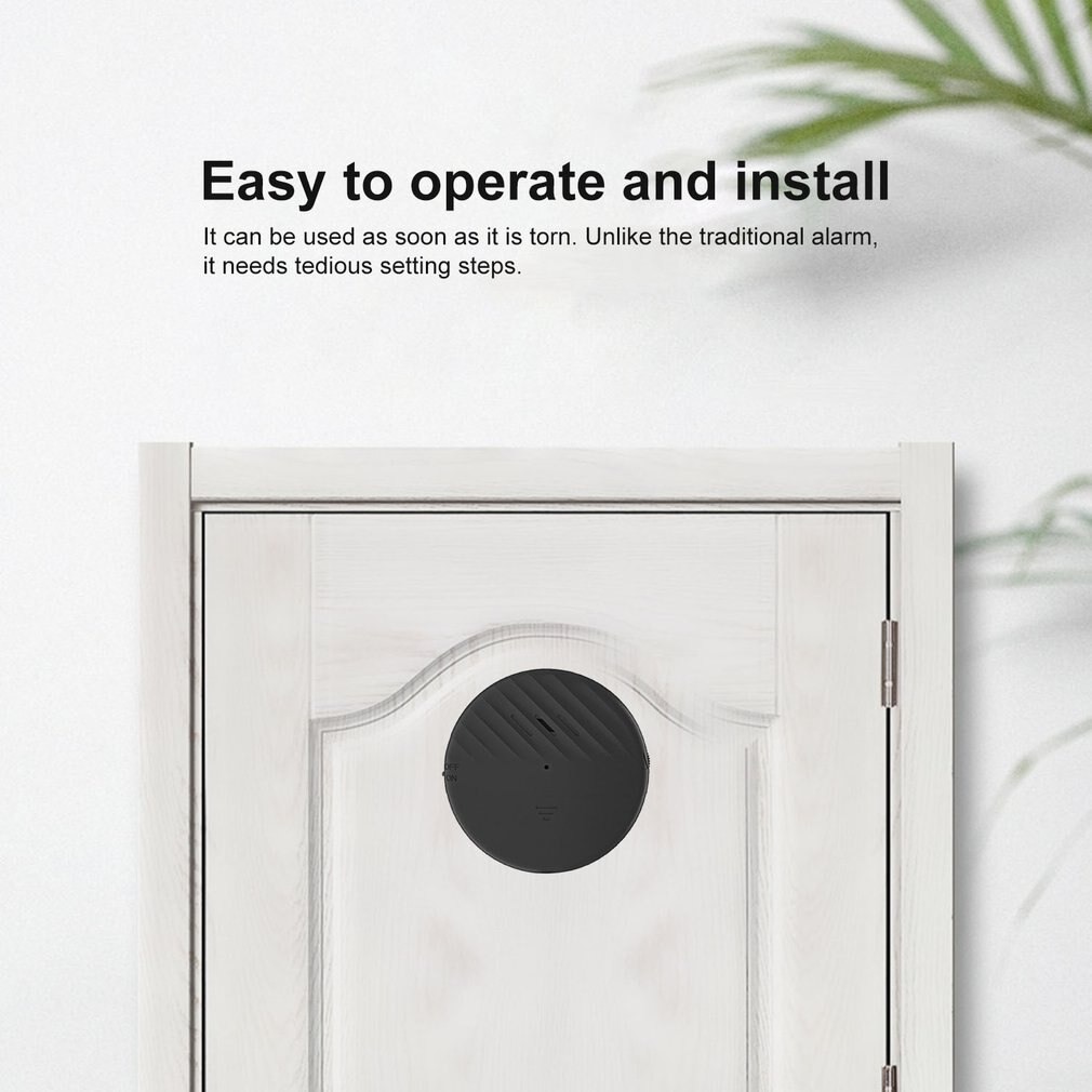 Smart Home Door / Window Vibration Alarm Security Alarm Sensor Wireless Anti-Theft Alarm 126Db Intelligent Remote Control