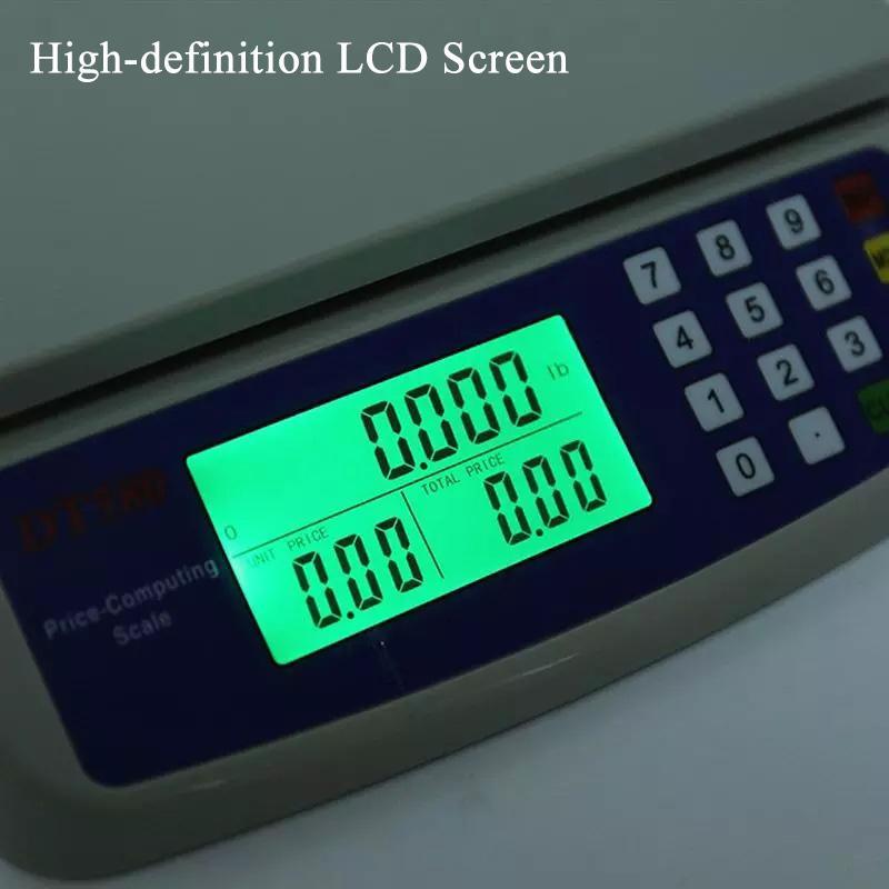 30Kg/1G Precisie Digitale Weegschaal Elektronische Weegschaal Weegschaal Lcd Display Weegschaal Nauwkeurigheid Gewicht Balance Weegschalen