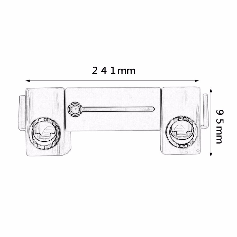 Pro Practical Antibacteria UV Light Ultraviolet Toothbrush Dispenser Sterilizer Bathroom Toothbrush Holder Cleaner With 2 Cups