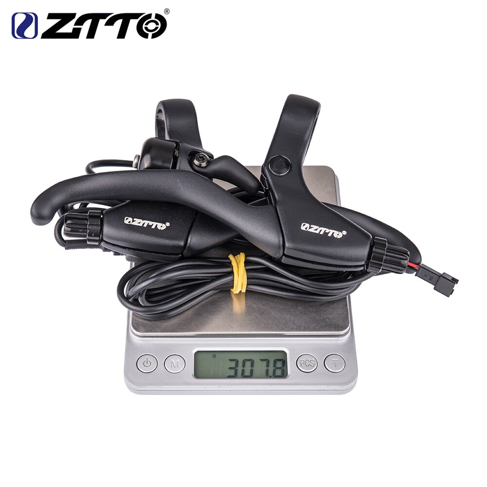 ZTTO E Bike Brake Lever Electric bicycle Hall sensor Power off EMTB Brake Disc Brake Handle Aluminum Alloy lever Handlebar Pair