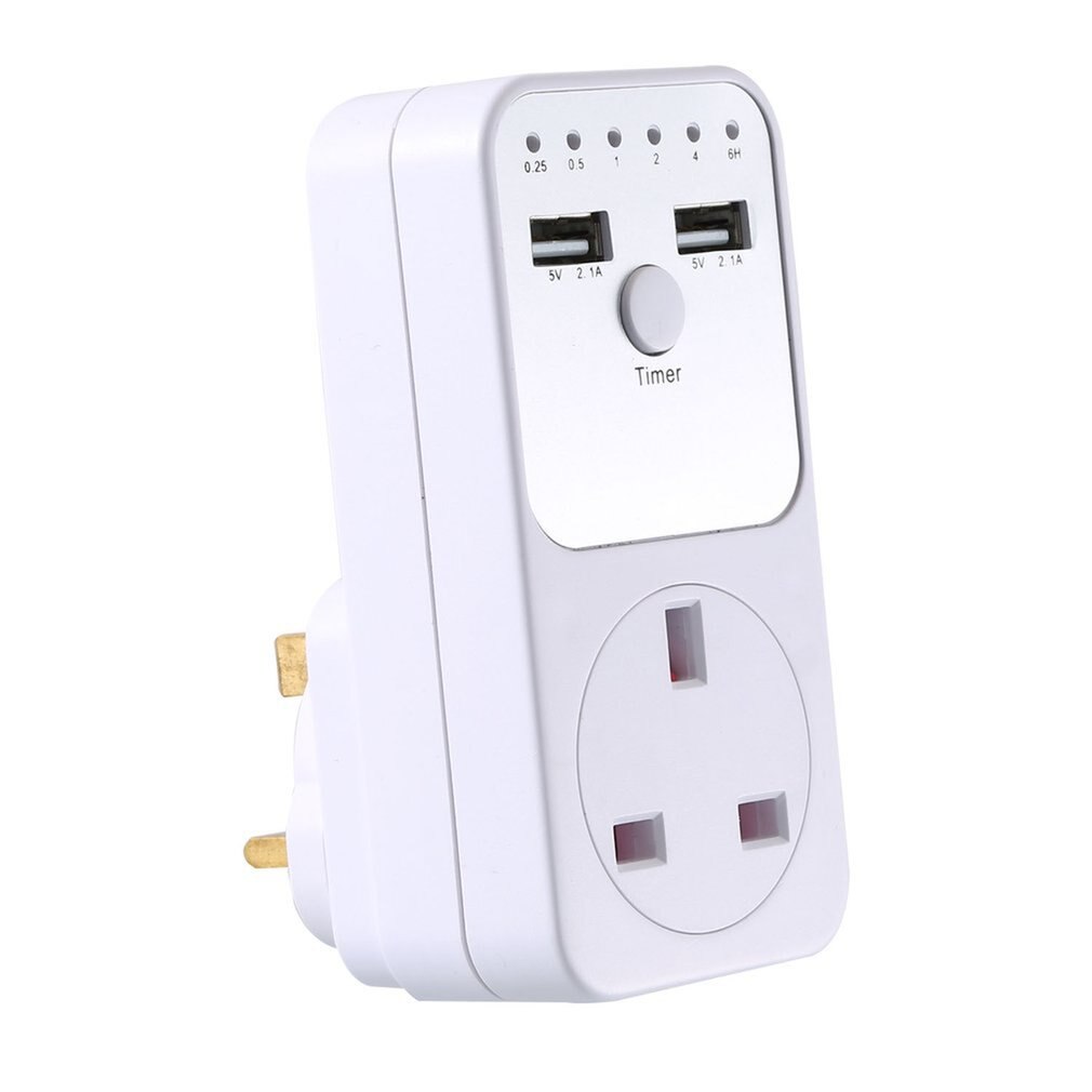 Dual USB Timing Socket Switch Electronic Device Countdown Socket Smart Control Socket Pluggable Socket