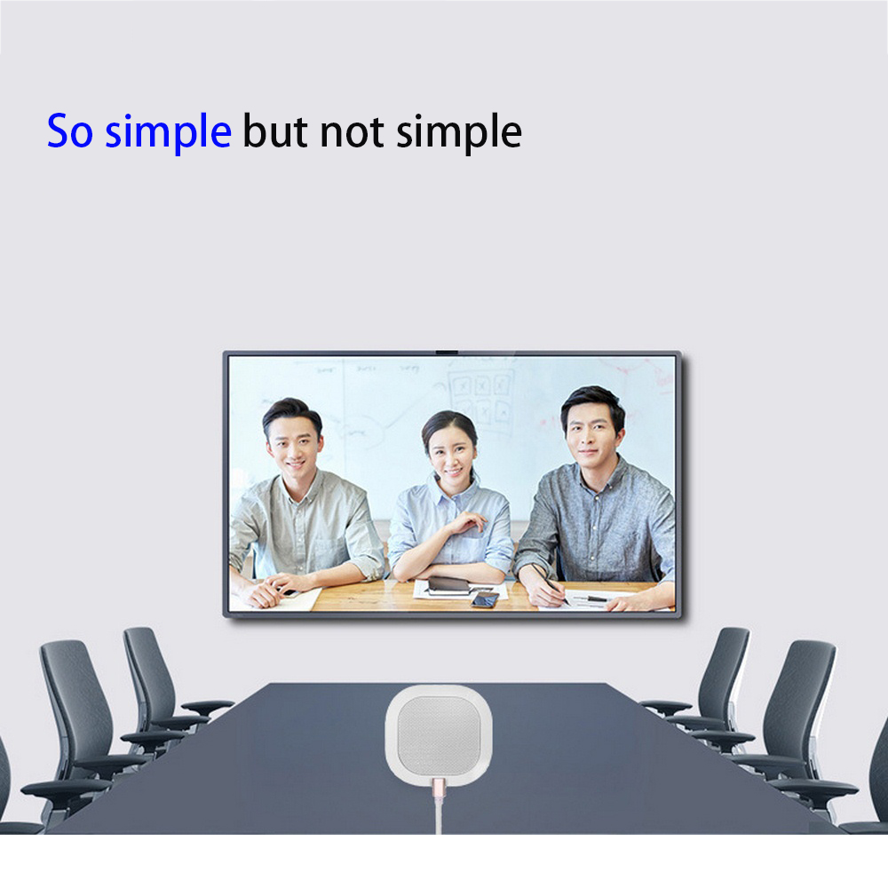 Usb Plug Computer Tabletop Omnidirectional Condenser Boundary Conference Microphone For Recording Gaming Skype Voip Call