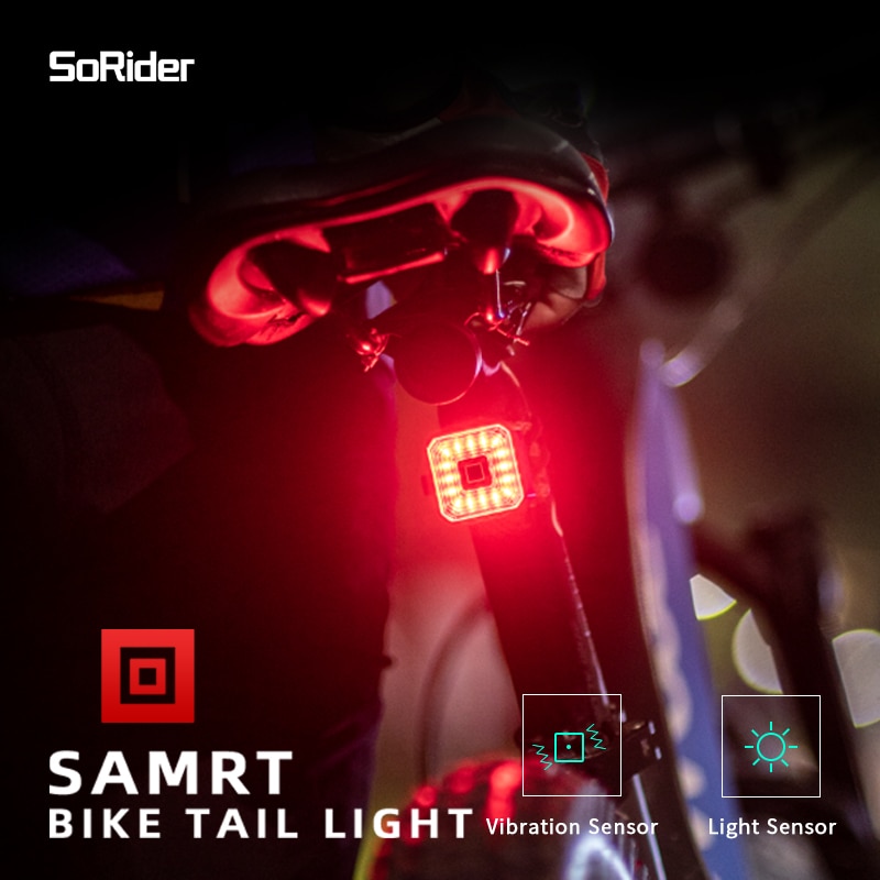 Super II CubeLite Fahrrad Rücklicht Intelligente Sensor Bremse Lichter USB Rennrad MTB CubeLite2 Hinten Schwanz Licht