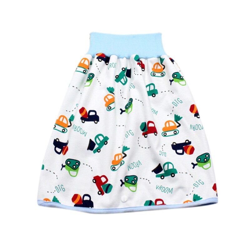 Prevent Baby Bedwetting Pure Cotton Baby Skirt for Prevent Urine Leakage 2 in 1 Toilet Learning Pants Reusable Washable Skirts: B1 / 0-2T