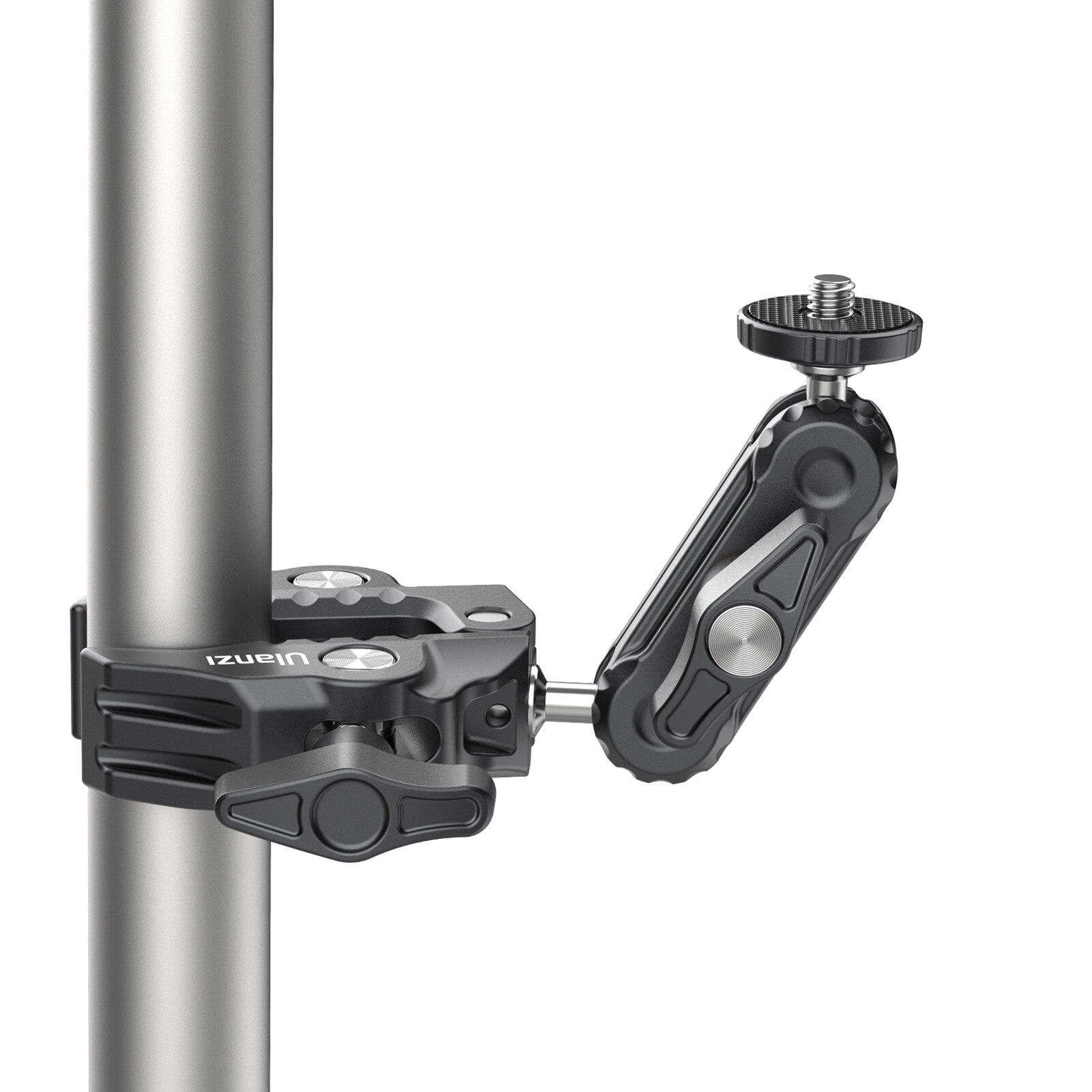 Ulanzi – Super pince métallique R094/ R096, avec bras magique à Double tête sphérique, vis 1/4 ", filetage 3/8", pour montage de caméra et moniteur de lumière