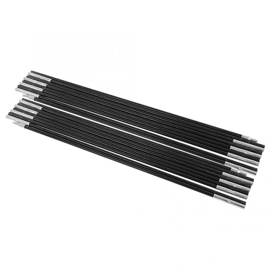 Teltstang 4.9m 8mm / 0.3in glassfiber camping telt stang telt støttestang utendørs camping baldakin fortelt rammer tilbehør