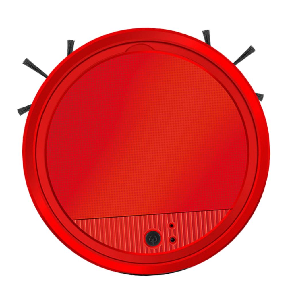 Smart Robot Vacuum Cleaner Floor Cleaner Sweeping Mop for Bedroom Kitchen: Red