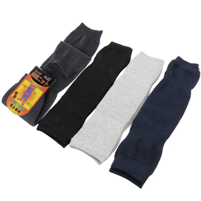 1 paio di scaldamuscoli da donna in lana cachemire da uomo con gamba calda