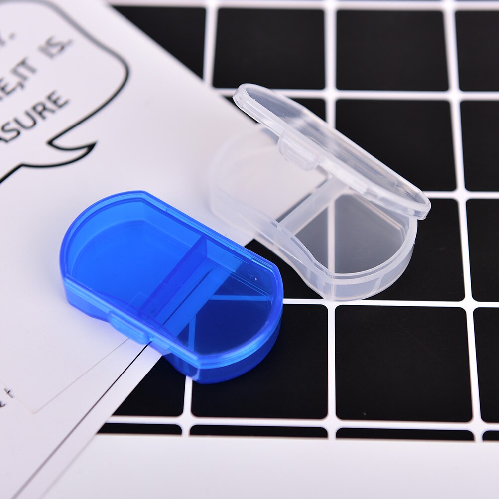 1 stk 2 gitre mini sød 7 dages medicin ugentlig opbevaring pille tablet sorteringsæske beholder æske arrangør sundhedspleje pilleæske