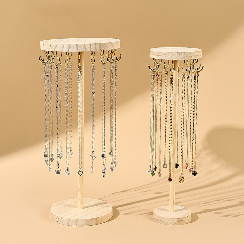 Organizer na biżuterię Wyświetlacz Uchwyt na naszyjnik Wieszak na naszyjnik Stojak na biżuterię Naszyjniki Kolczyki Wisiorek Bransoletki dla