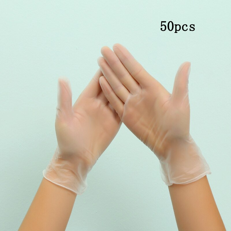100Stck Lebensmittel Klasse Einweg Vinyl Handschuhe Anti-statische Kunststoff Handschuhe Für Lebensmittel Reinigung Kochen Restaurant Küche Größe s/m/l/xl: Grün / S
