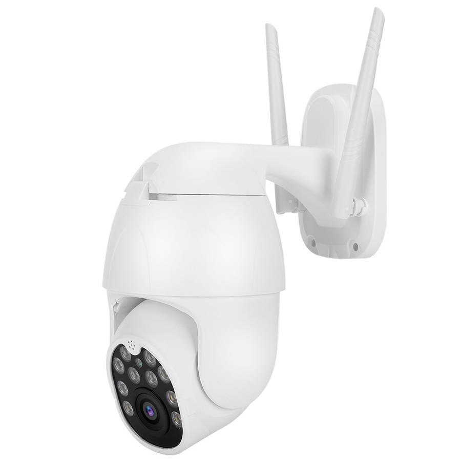 PTZ Camera Wifi Camera 2in Outdoor WiFi Pan Tilt Dome IP Camera 1080P Dual Light Source Work with YOOSEE 110-240V Waterproof