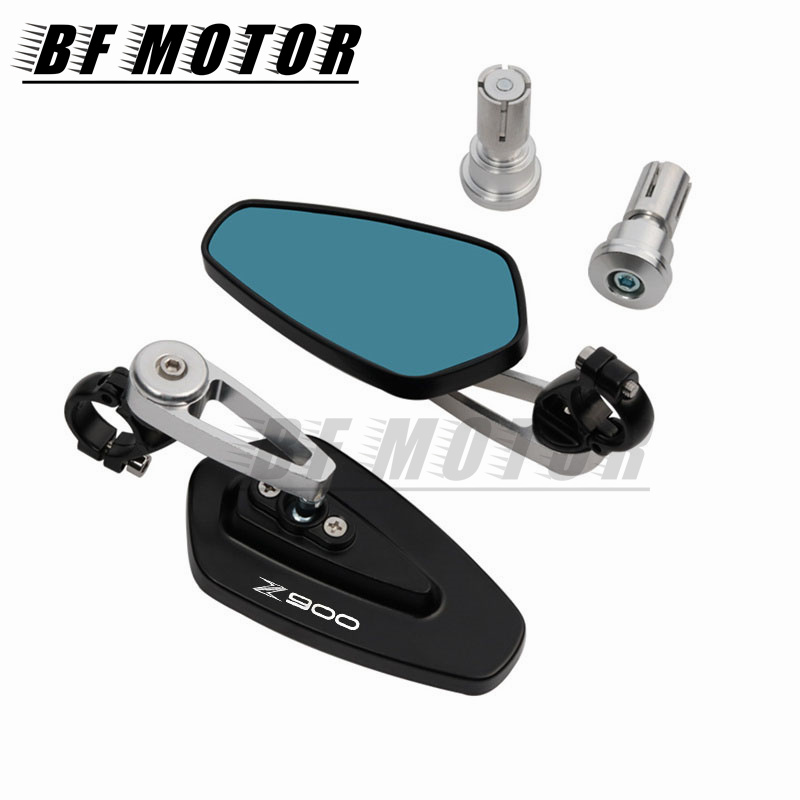 Acessórios para motocicletas, espelho retrovisor para guidão, para z250 z300 z400 z650 z750 z800 z900 z1000 zx6r 10r z650rs 1000 r/sx: Dourado