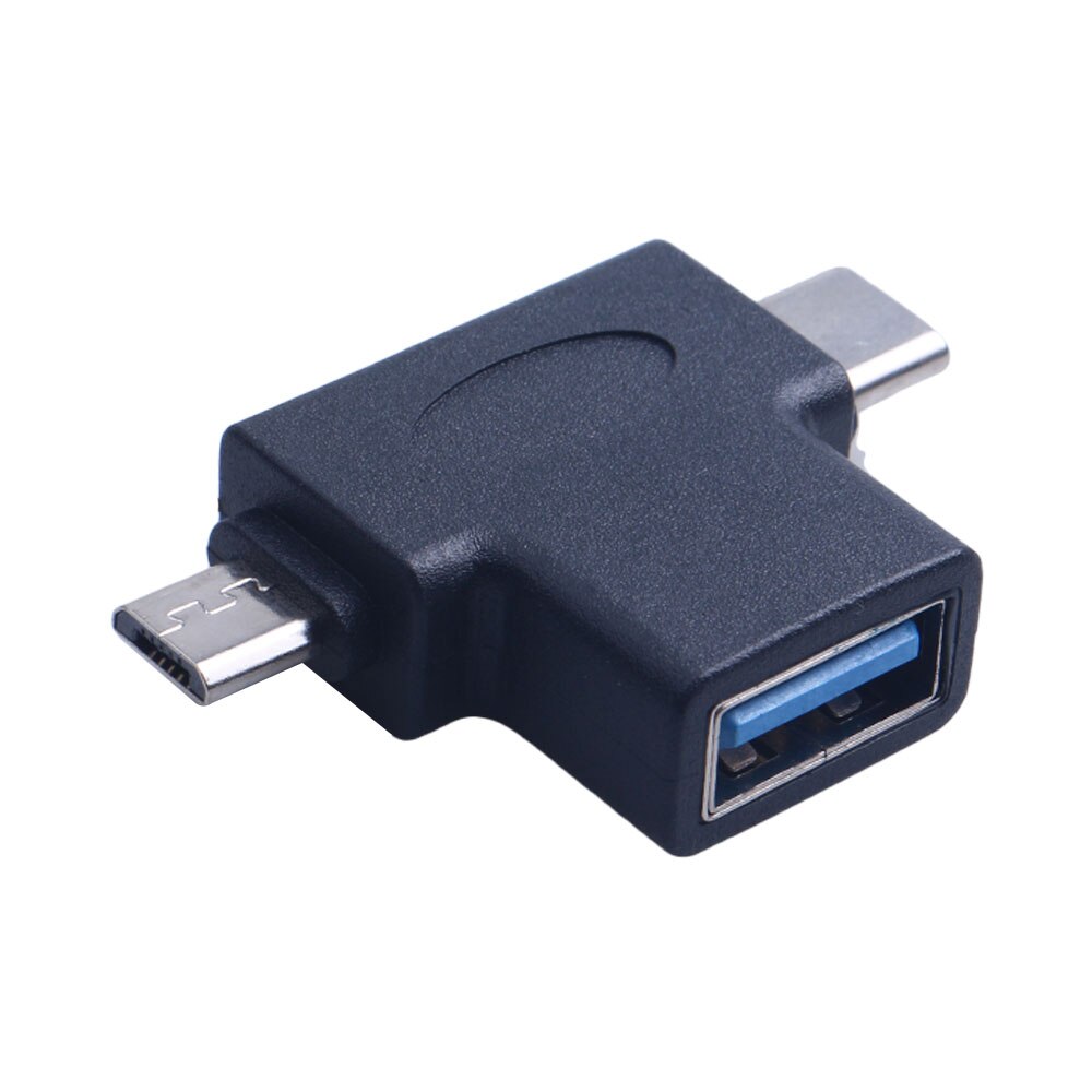 2 In 1 Usb Adapter Otg Usb 3.0 Type-C 3.1 Micro Usb Male Naar Usb 2.0 Changer Adapter connector Data Adapter Connector