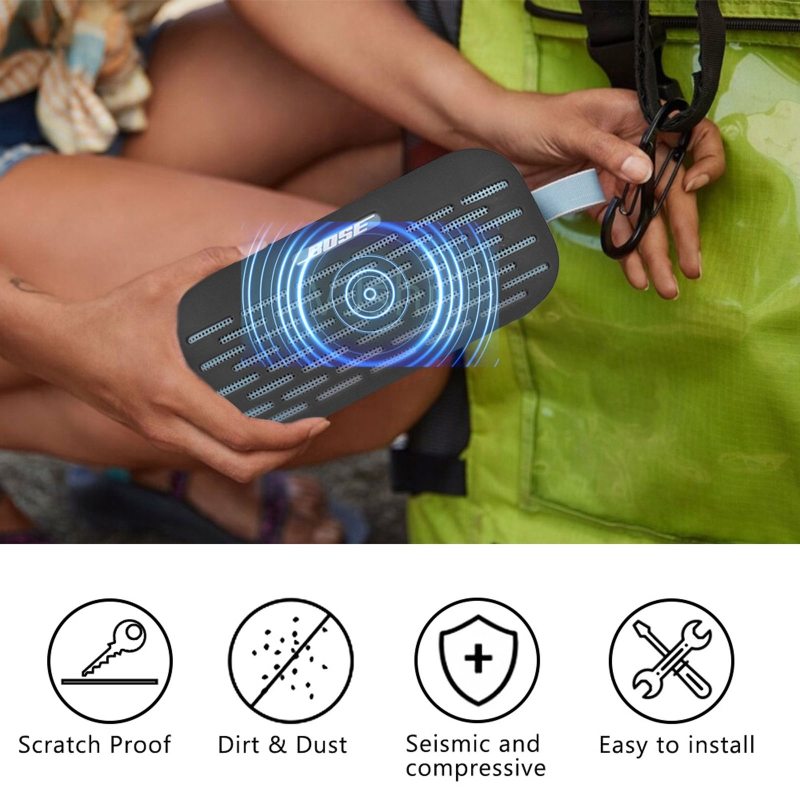 Housse de protection en Silicone pour enceinte Bose Soundlink Flex, étui de transport compatible Bluetooth, accessoire Audio