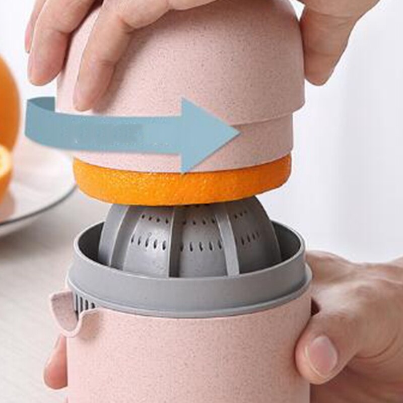 Citrus Lemon Oranje Juicer Handpers Tarwe Stro Fruit Groente Tool Handmatige Juicer