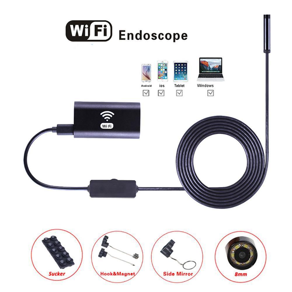 8.0mm wifi endoscope camera work with android & ios