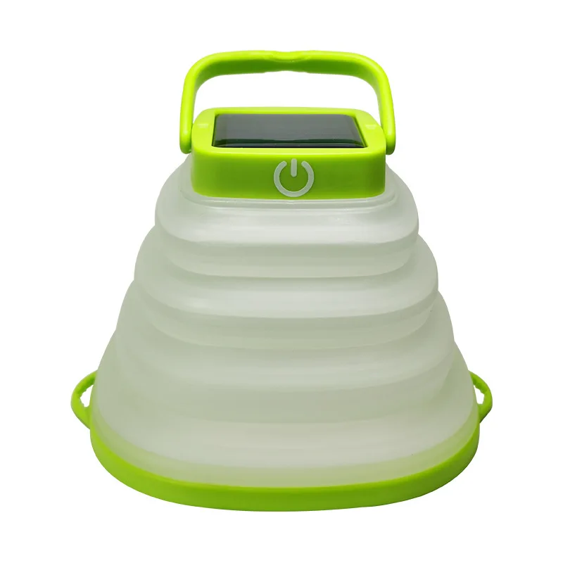 Lámpara de iluminación Solar novedosa y exótica para exteriores, luz LED portátil, linterna plegable, lámpara de Camping, recargable por USB