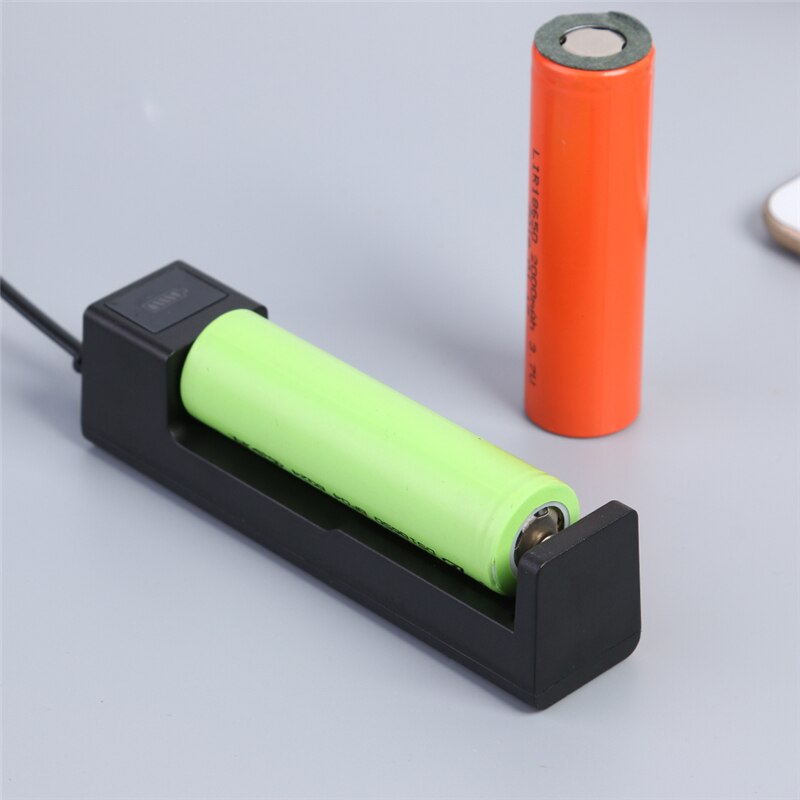 Usb 18650 Batterij Oplader Draagbare Lithium Batterij Lader Voor 18650 Li-Ion Batterijen Kortsluiting Bescherming