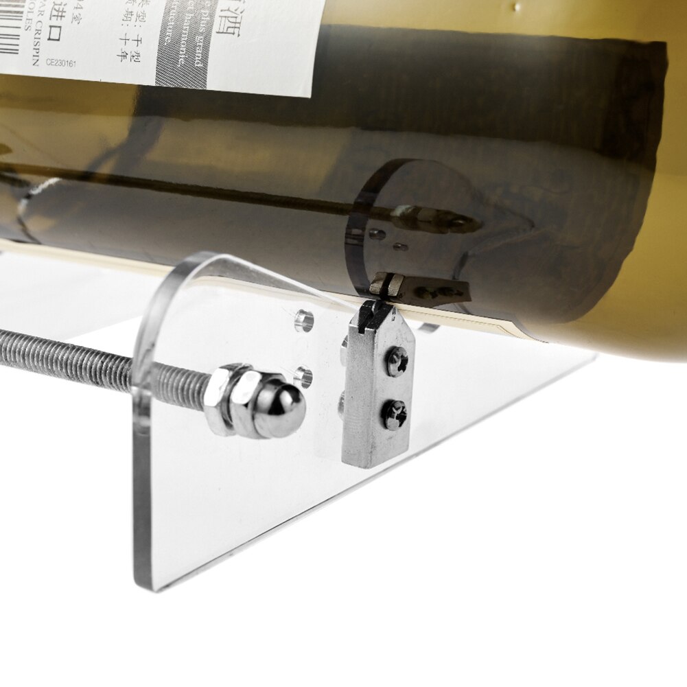 Glass Bottle Cutter Acrylic Adjustable DIY Bottle Cutting Machine for Wine/Beer Bottles