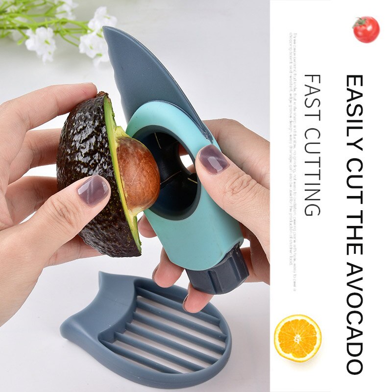 3 In 1 Plastic Avocado Slicer Mes Avocado Corer Fruit Peeler Cutter Pulp Separator Te Gebruiken Voor Keuken Groente gereedschap