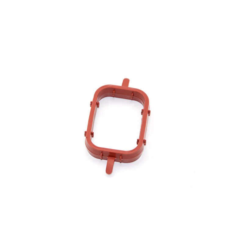 Junta de colector de admisión de goma de aluminio de 22mm, aleta de remolino en blanco, accesorios de motor de coche a prueba de calor Premium