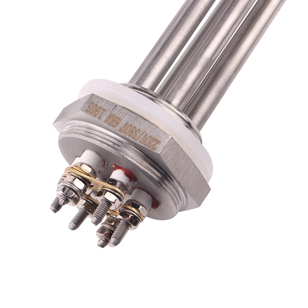 Aiicioo vann elektrisk varmeelement for solvarmeanlegg rustfritt stål  dn32 220v 380v 6kw