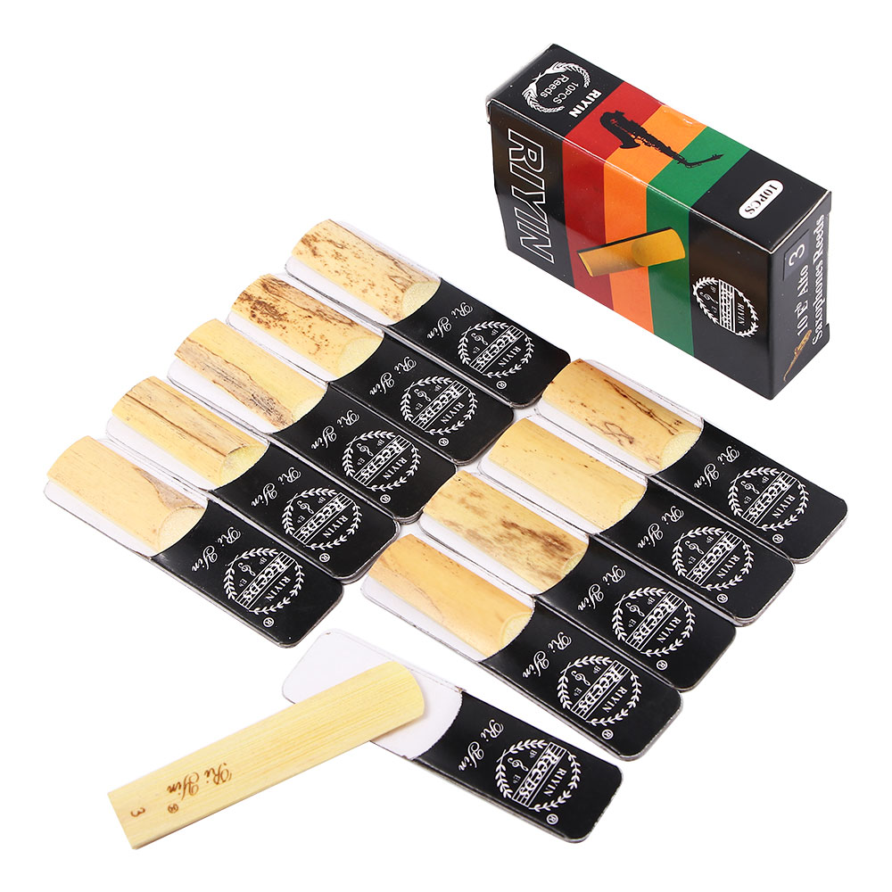 10 Pack Sterkte 1.5/2.0/2.5/3.0/3.5/4.0 Eb Altsax Saxofoon Rieten C saxofoon Riet Houtblazers Instrument Onderdelen Accessoires: Strength 3.0