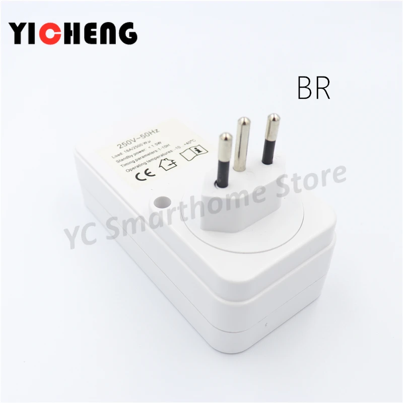 EU US UK countdown timer socket timer switch switch controller digital mini clock digital clock: Gold