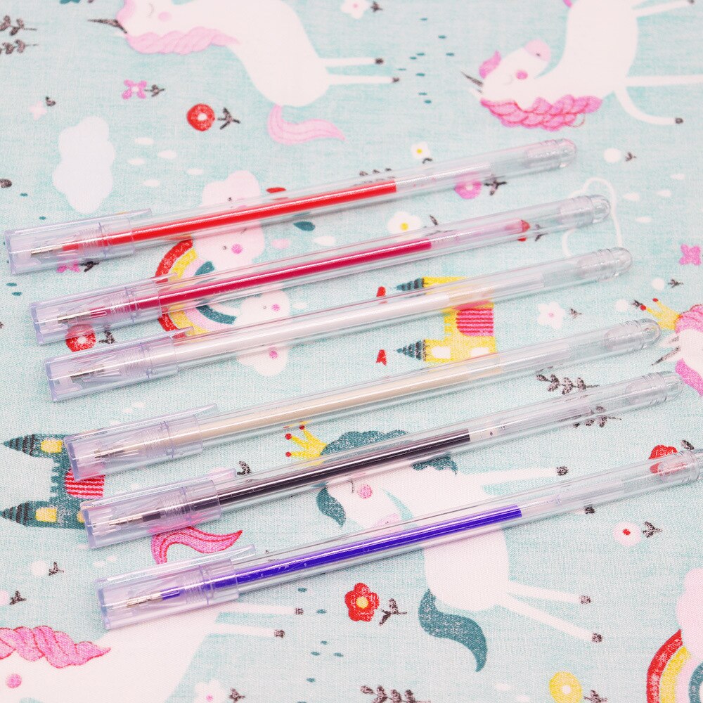 10Pcs/Set Heat Erasable Fabric Pens High Temperature Disappearing Fabric Marker Pen Line Marking DIY Craft Sewing Accessories