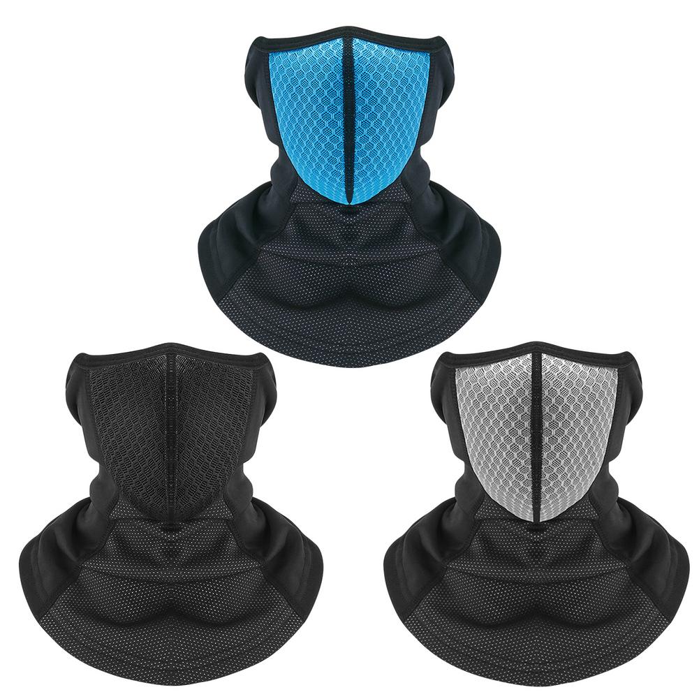 Copricapo multifunzionale scaldacollo traspirante design con fibbia regolabile per attività invernali tutto'aperto sci correre ciclismo