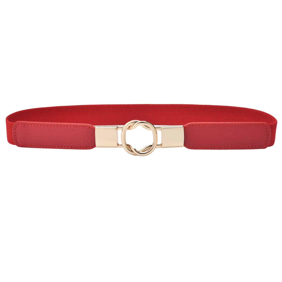 Cinturón elástico flaco para mujer, cinturón fino elástico para vestido, talla grande