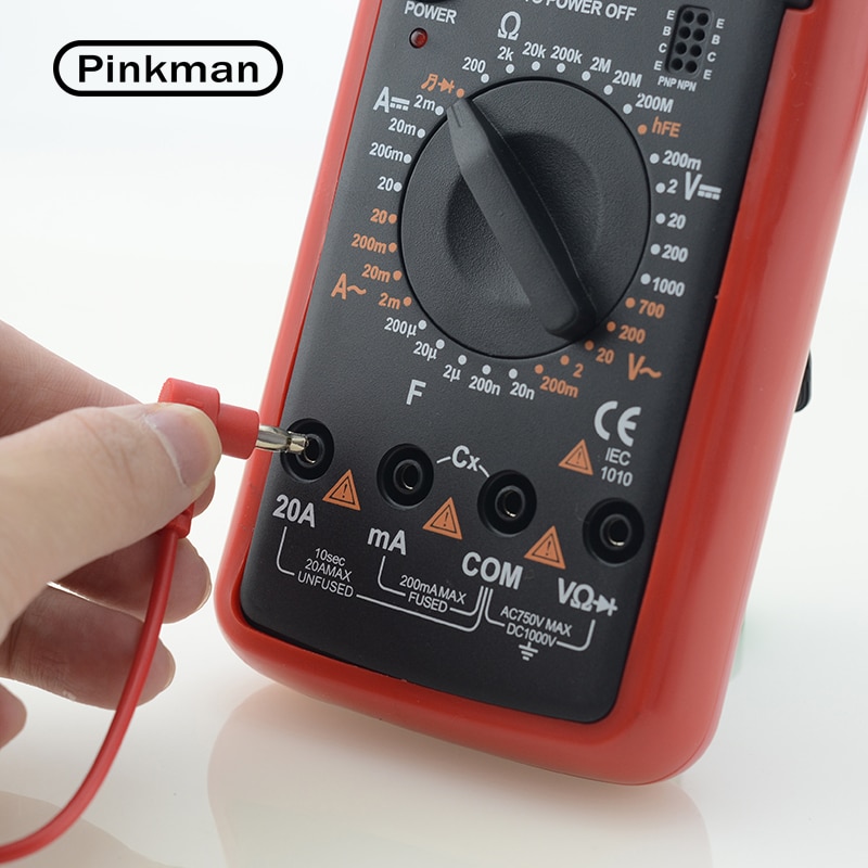 DT9205A AC DC LCD Display Elektrische Handheld Tester Meter Digitale Multimeter Multimetro Ampèremeter