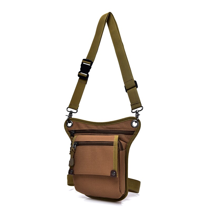 DIDA BEAR-riñonera de lona para hombre, bolso de pierna para el trabajo, bandolera multifunción, color negro y caqui, novedad de