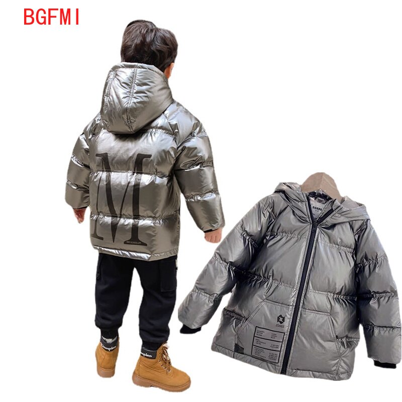 4-12Y Jongen Katoenen Jas Kinderen Kleding Winter Zijde Katoenen Jas Cuhk Kinderen Warm Gevoerde Thicken Jacket Hooded