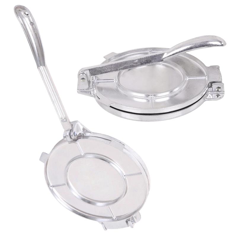 Machine à fabriquer des Tortillas pliables en acier inoxydable, presse à pâte de maïs, poêle antiadhésive, Durable pour fabriquer des macarons