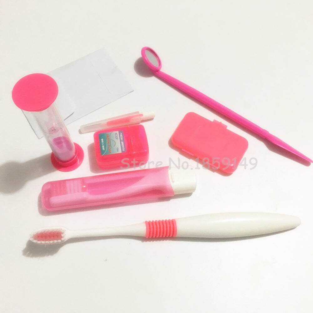 Tandheelkundige Orthodontische Borstel Banden Borstel Floss Kit Oral Care 8 Stks/set Tandenborstel Reizen Kit Orale Cleaning Care Whitening Tool