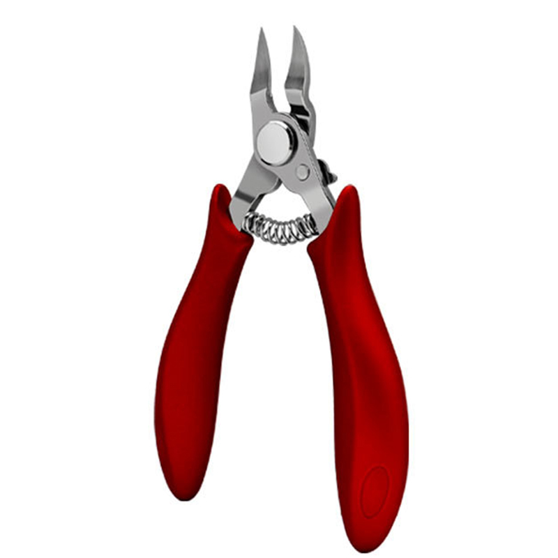 1Pcs Toe Nail Clippers Manicure Pedicure Cutters Nippers Podiatry Claw Cutter Cuticle Scissors Cut Toenails Tools: Red