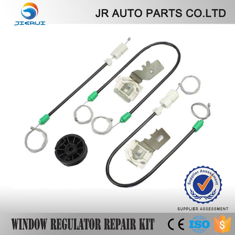 JIERUI coche eléctrico KIT de reparación de regulador de ventanilla para NISSAN PRIMERA P12 frente izquierda 2002 - 2007