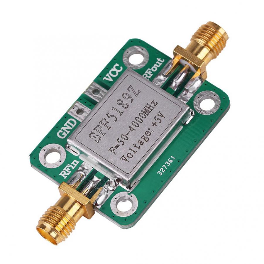 Frequency Meter LNA 50-4000MHz SPF5189 RF Amplifier Signal Receiver For FM HF VHF / UHF Ham Radio Measuring Tool