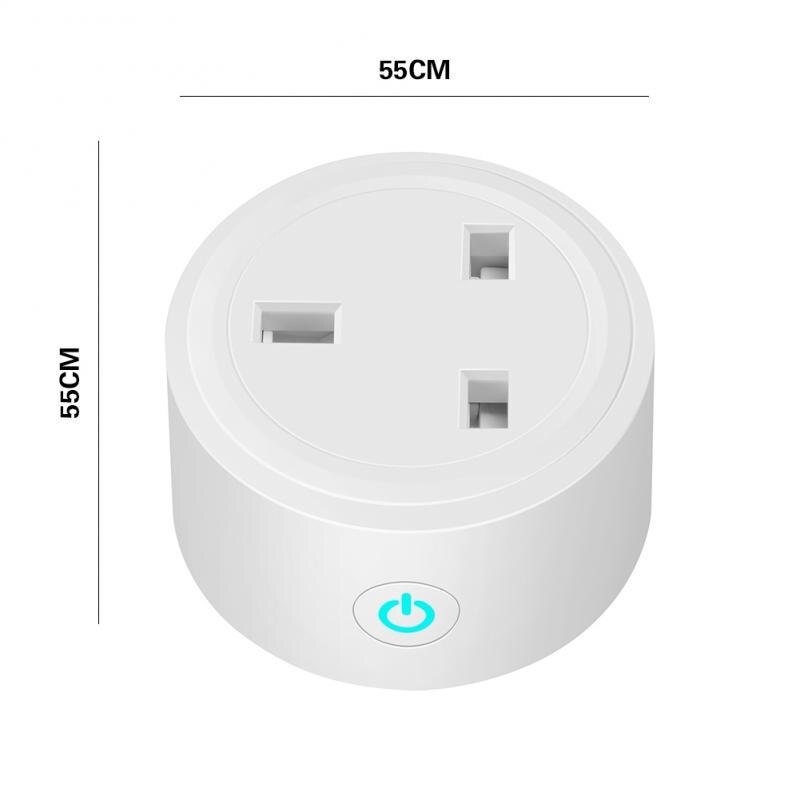 Tuya – prise connectée Smart Life, royaume-uni, connexion WIFI, télécommande avec fonction de chronométrage des statistiques de puissance, pour Alexa et Google Home