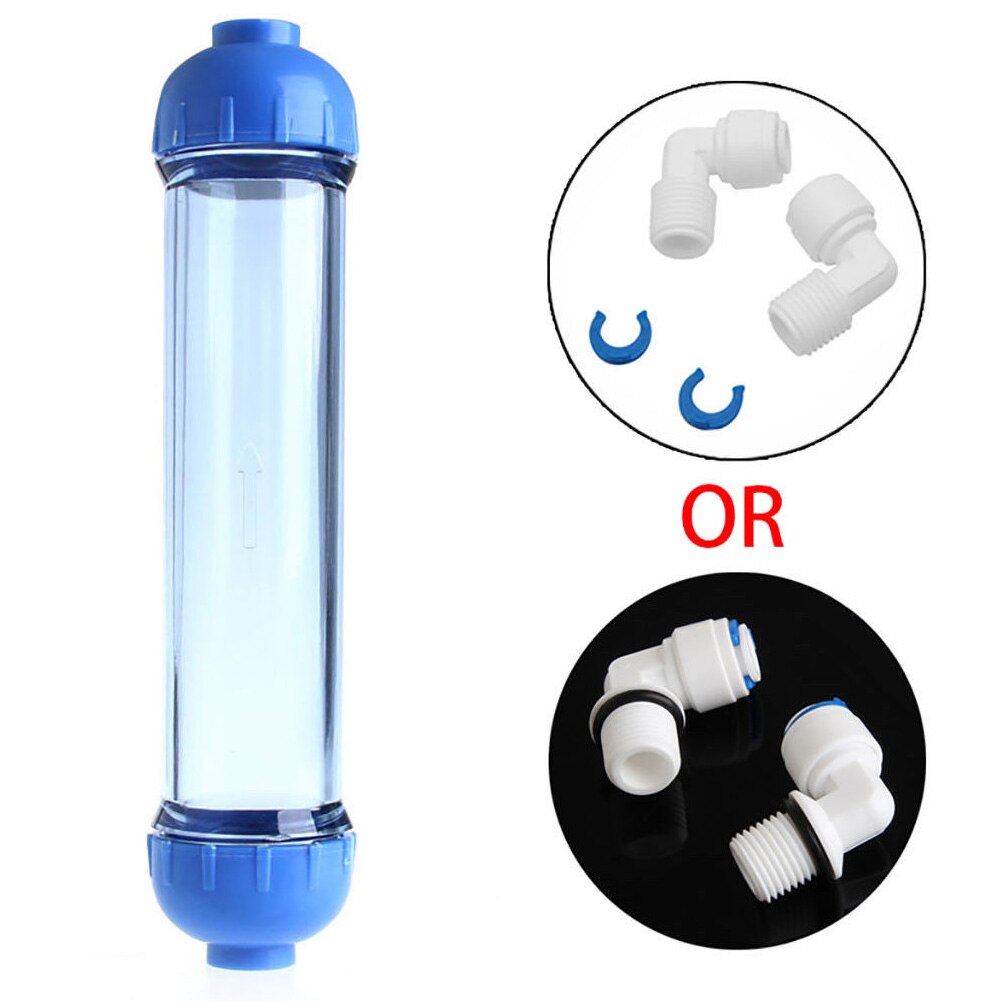 Water Filter Water Purifier Transparent Parts Kit DIY Reverse Osmosis Filter Tube Universal Shell Filter Tube Housing Fill