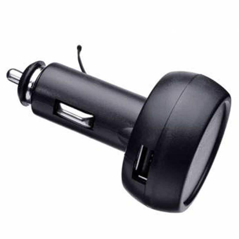 3 in 1 12v 24v gauge usb innebygd temperatur multifunksjonelt biltilbehør digital monitor lader led bil voltmeter
