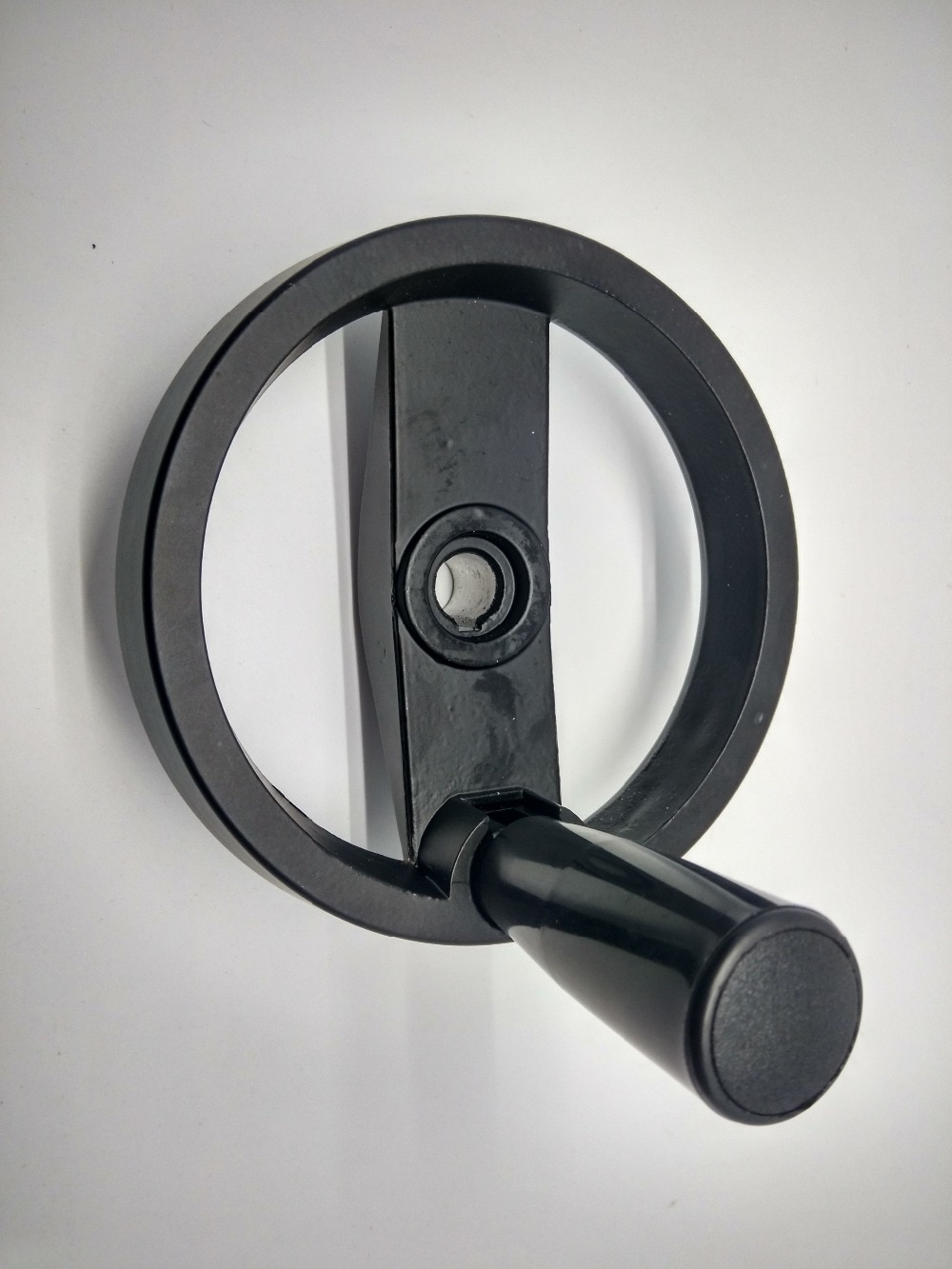 12 * 125MM handwheel solid aluminum folding aluminum alloy double-spoke handwheel