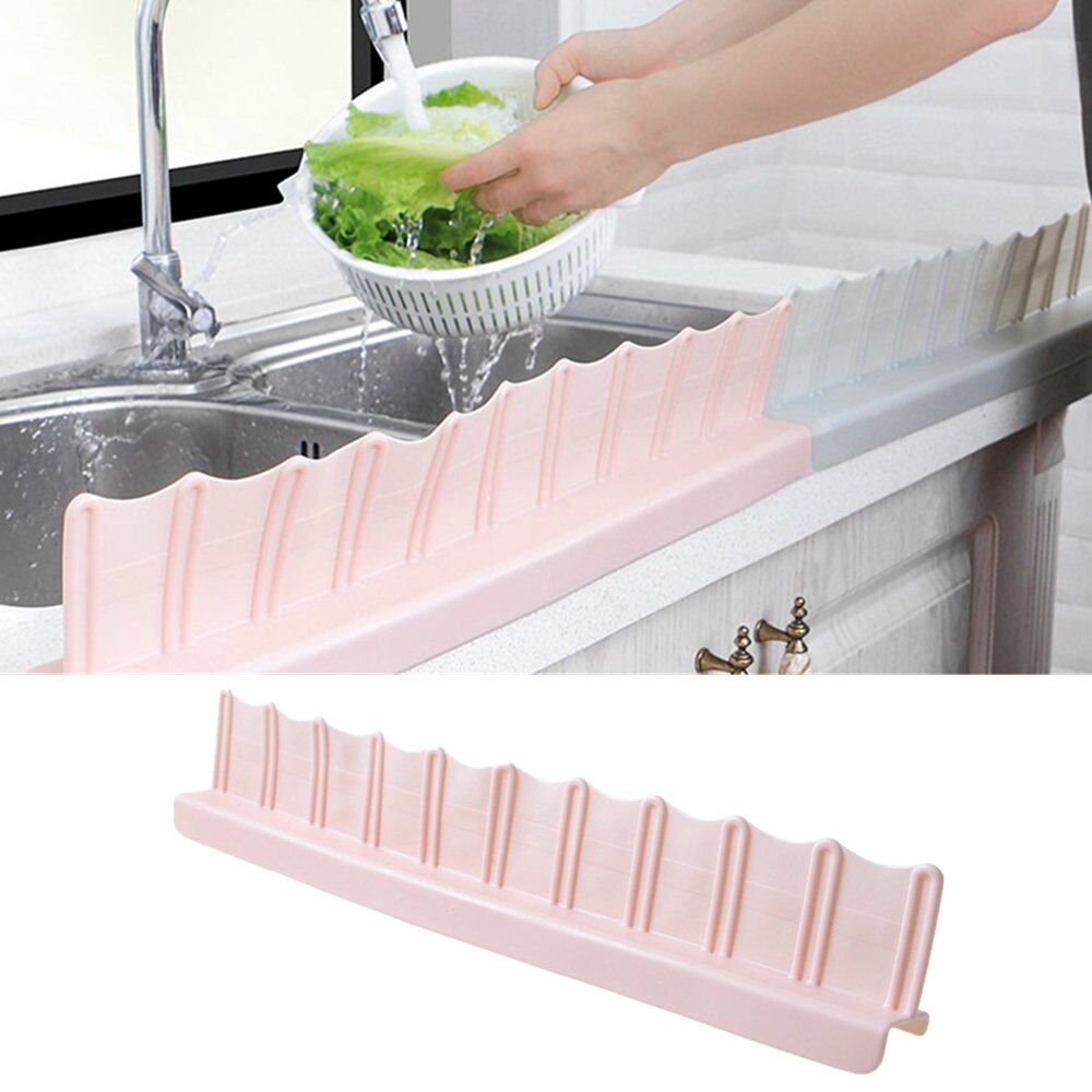 Voor Thuis Zuignap Wastafel Flap Water Barrière Olie-Proof Splashproof Baffle Herhaalbare # R25