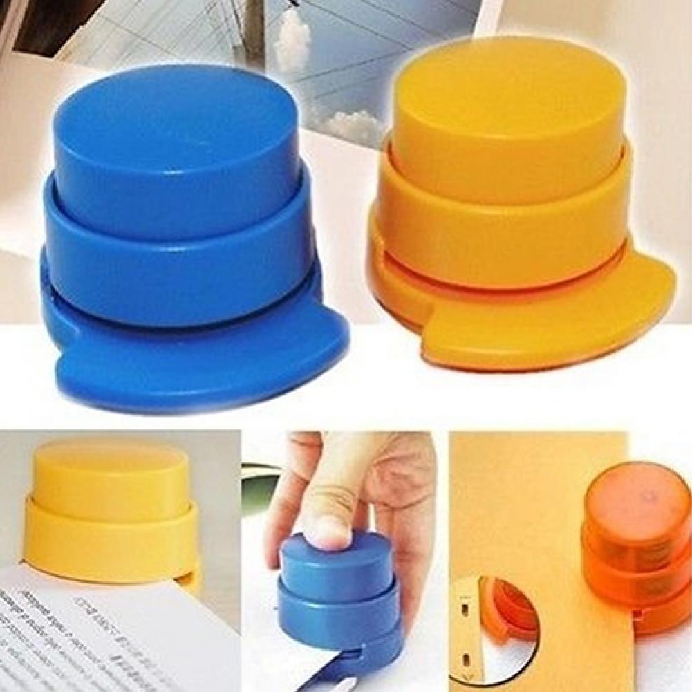 Stapler Office Home Portable Staple Free Stapleless Stapler Paper Binding Binder Paperclip Office School Supplies