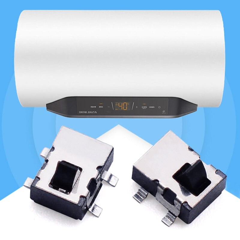 DC12V 0.1A Water Heater Door Micro Switch 4 Pin Normally Open Switch Replacement Water Heater Door Interlock Switch