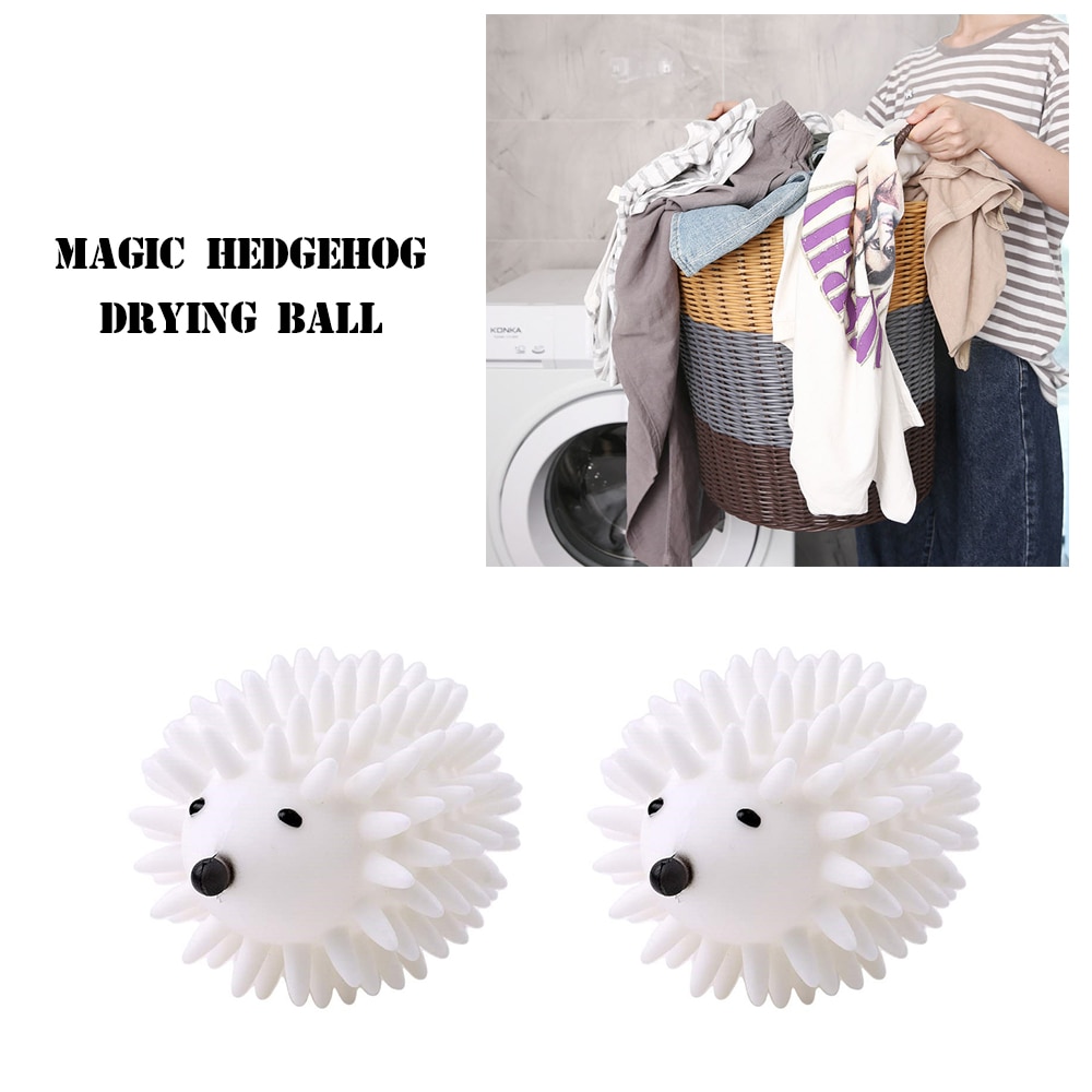 1Pc Dryer Balls Reusable Clean Tools Laundry Washing Drying Fabric Softener Ball Dry Laundry Products Hedgehog Dry Washing Ball