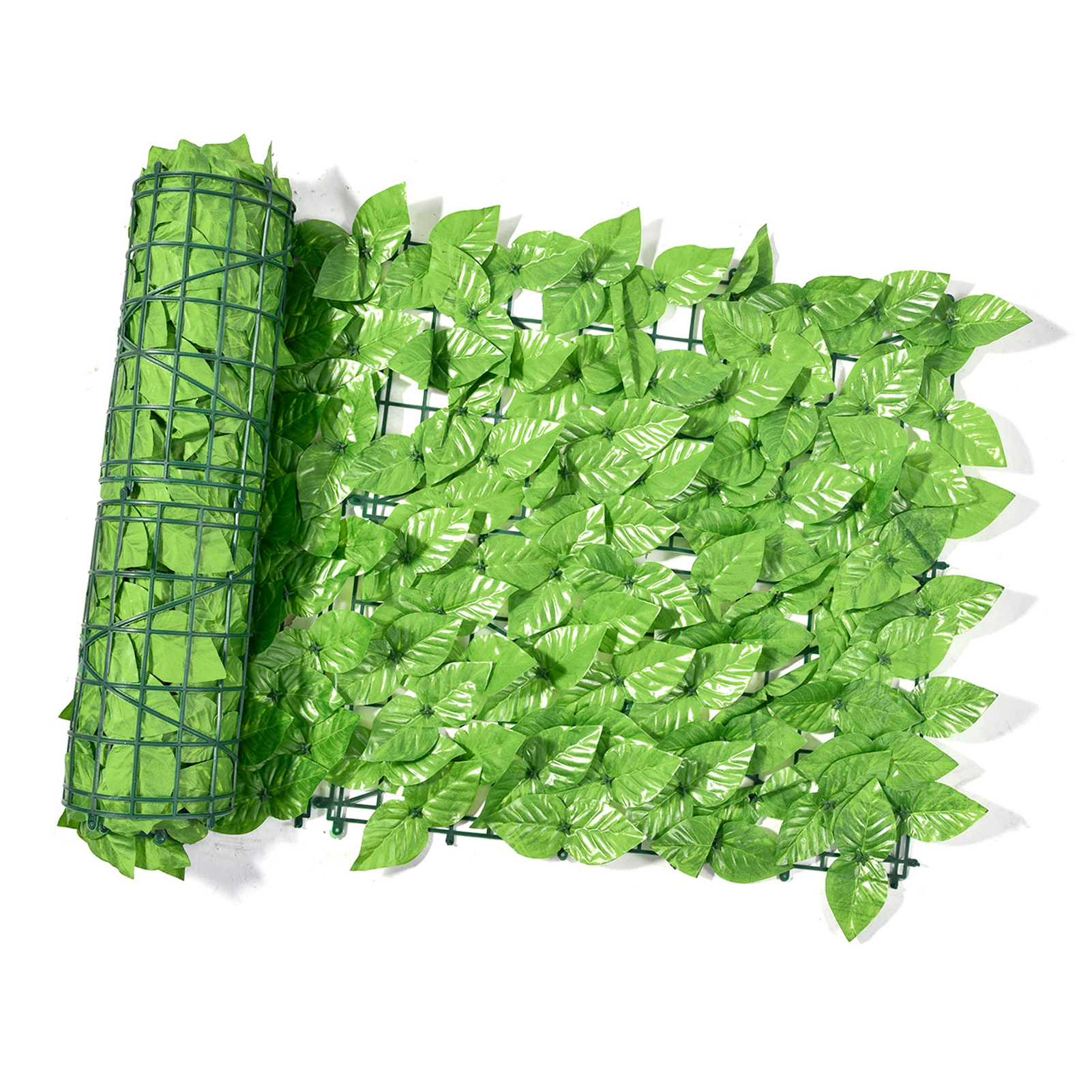 1*3M Artificial Ivy Leaf Hedge Screening Green Leaf Privacy Fence Environmental Protection Odorless Natural without Fading