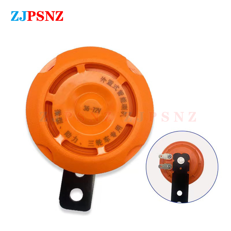 12V 36V 48V 60V 72V Klakson Rowerowy Dzwonek Elektroniczny Klakson Energooszczędny Skuter Rowerowy Skuter Motocyklowy Klakson alarm Wodoodporny